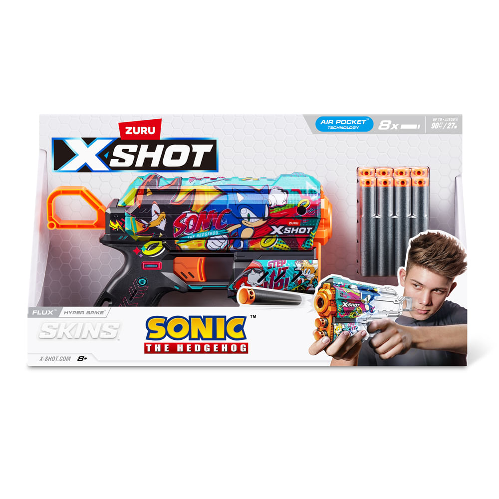 Lançador de Dardos X-Shot - Skins Flux Sonic - Hyper Spike - Imagem 3