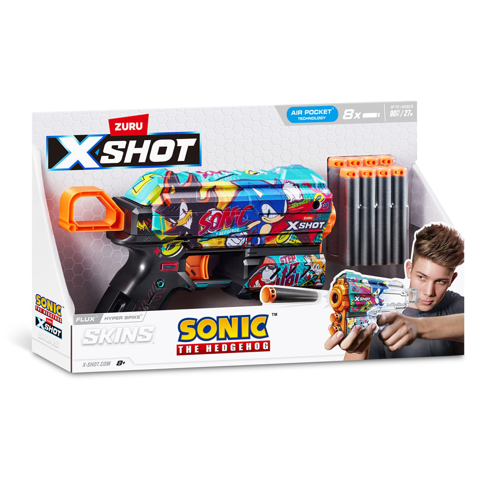Lançador de Dardos X-Shot - Skins Flux Sonic - Hyper Spike - Imagem 4
