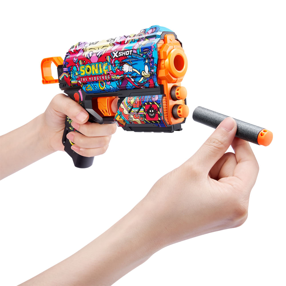 Lançador de Dardos X-Shot - Skins Flux Sonic - Robotnik - Imagem 4