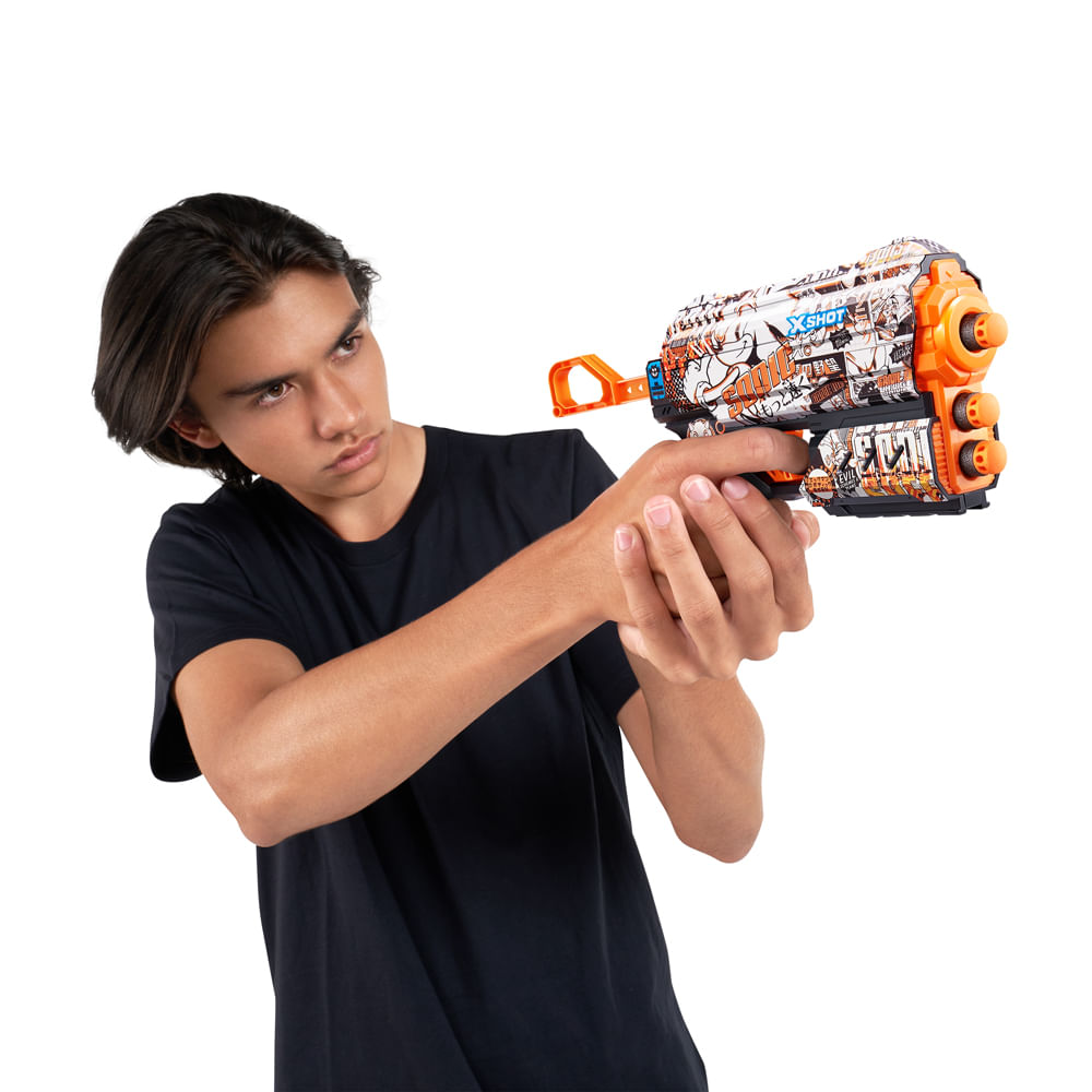 Lançador de Dardos X-Shot - Skins Flux Sonic - Retrô - Imagem 3