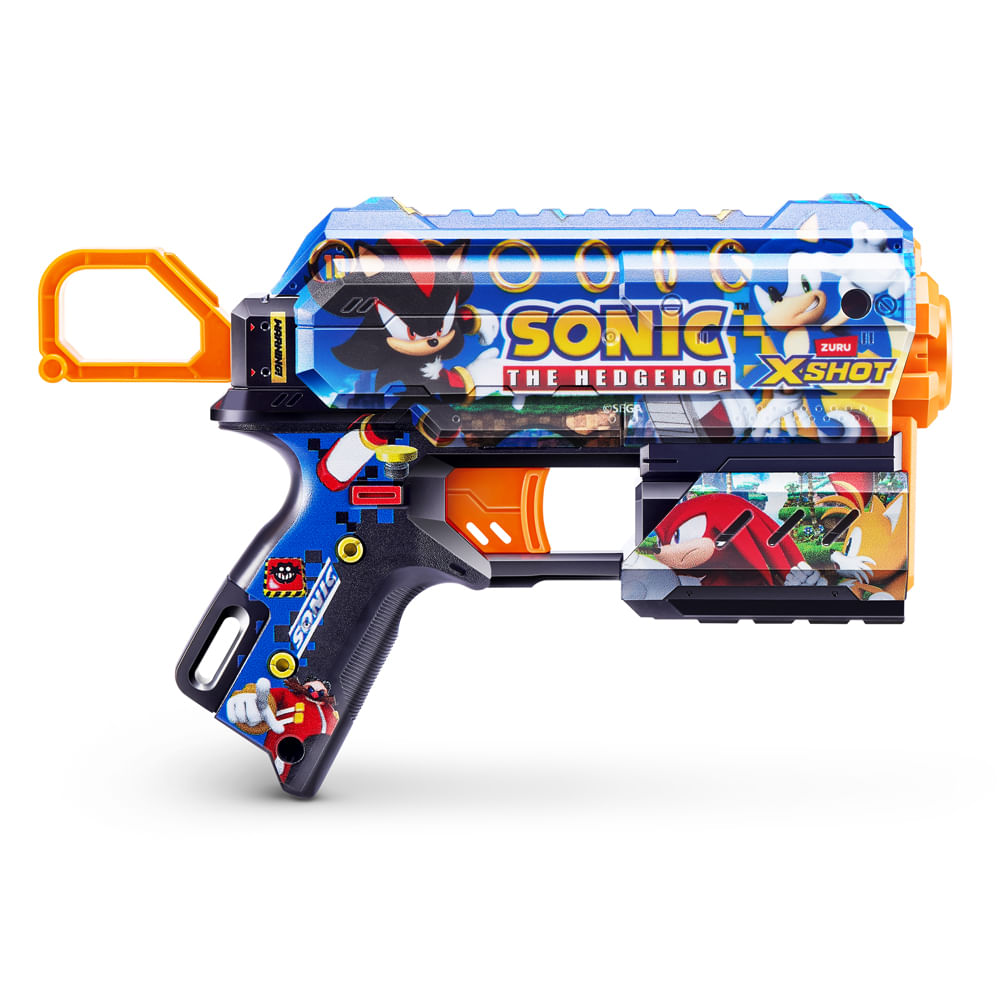 Lançador de Dardos X-Shot - Skins Flux Sonic - Mega Sonic - Imagem 2