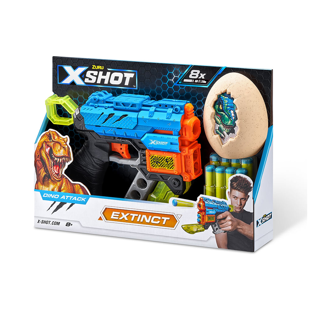 Lançador de Dardos X-Shot - Dino Attack - Extinc Blue - Imagem 4