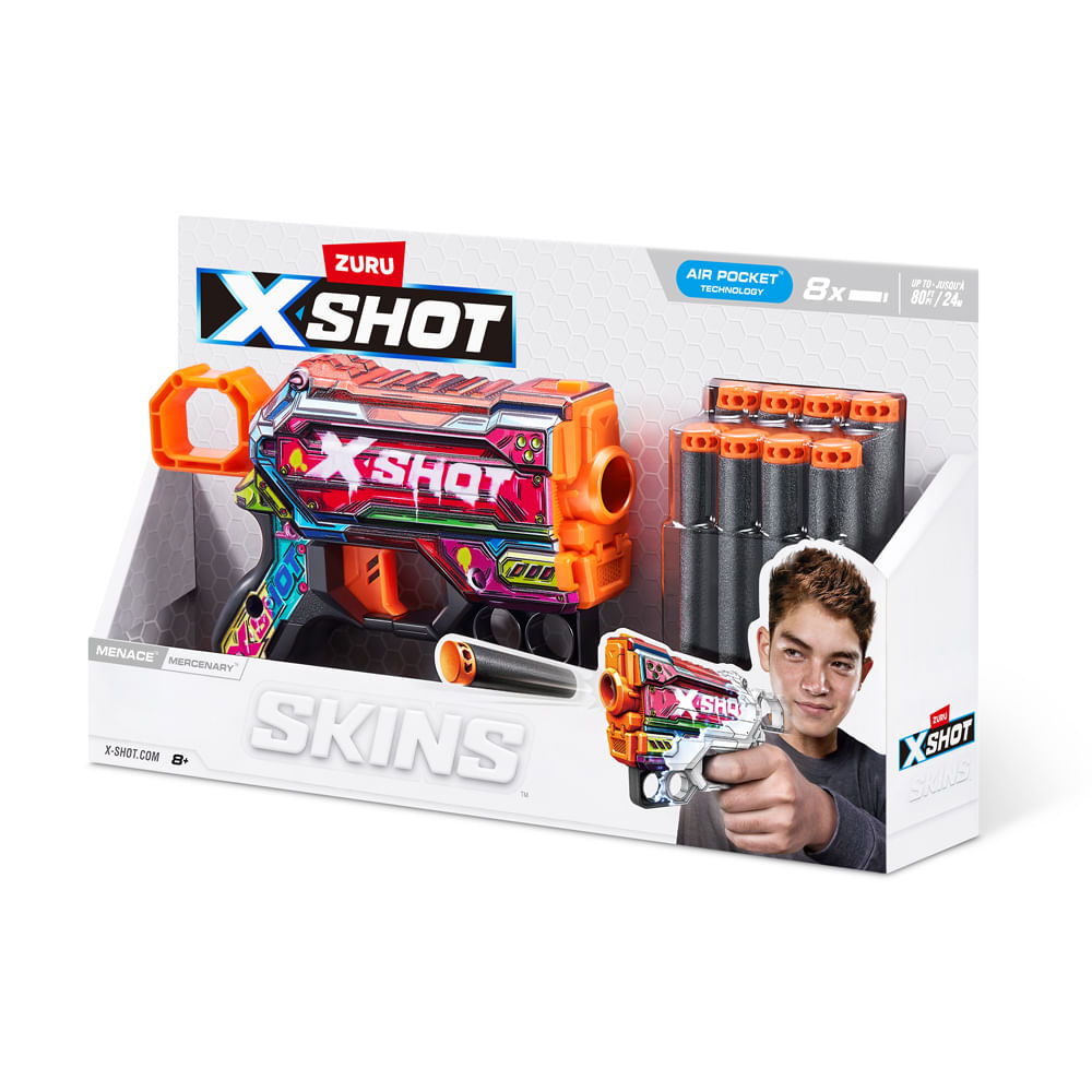 Lançador de Dardos X-Shot - Skins Menace - Mercenary - Imagem 4