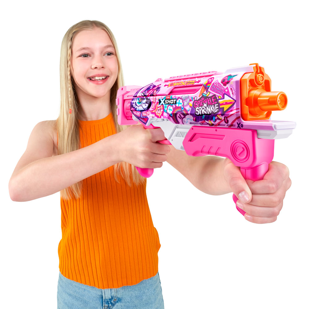 Lançador de Água X-Shot Skins Hyperload - Unicórnio Splash - Imagem 3