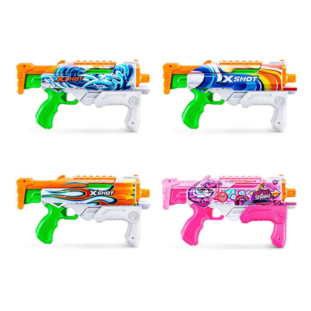 Lançador de Água X-Shot Skins Hyperload - Unicórnio Splash - Imagem 6