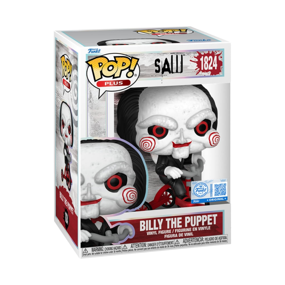 Boneco Funko Pop! Plus Jogos Mortais - Billy no Triciclo - Imagem 2