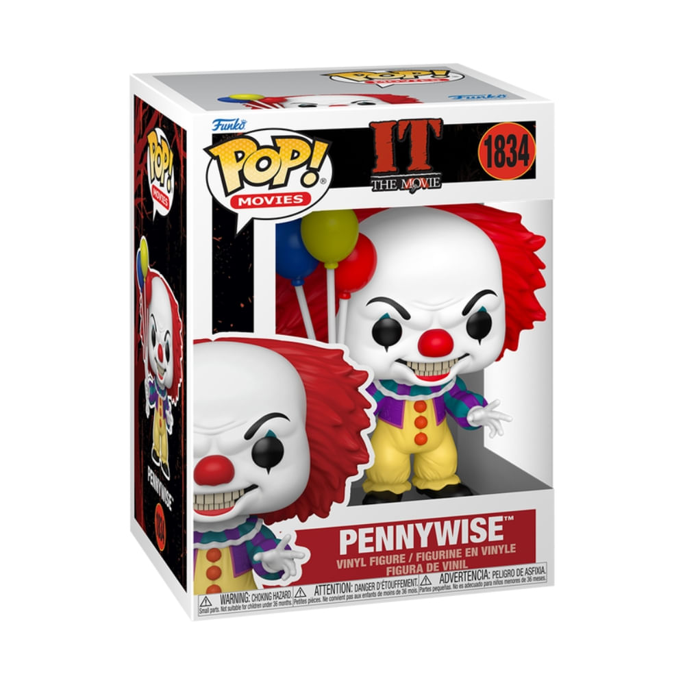 Boneco Funko Pop! It: A Coisa - Pennywise (1990) - Imagem 3