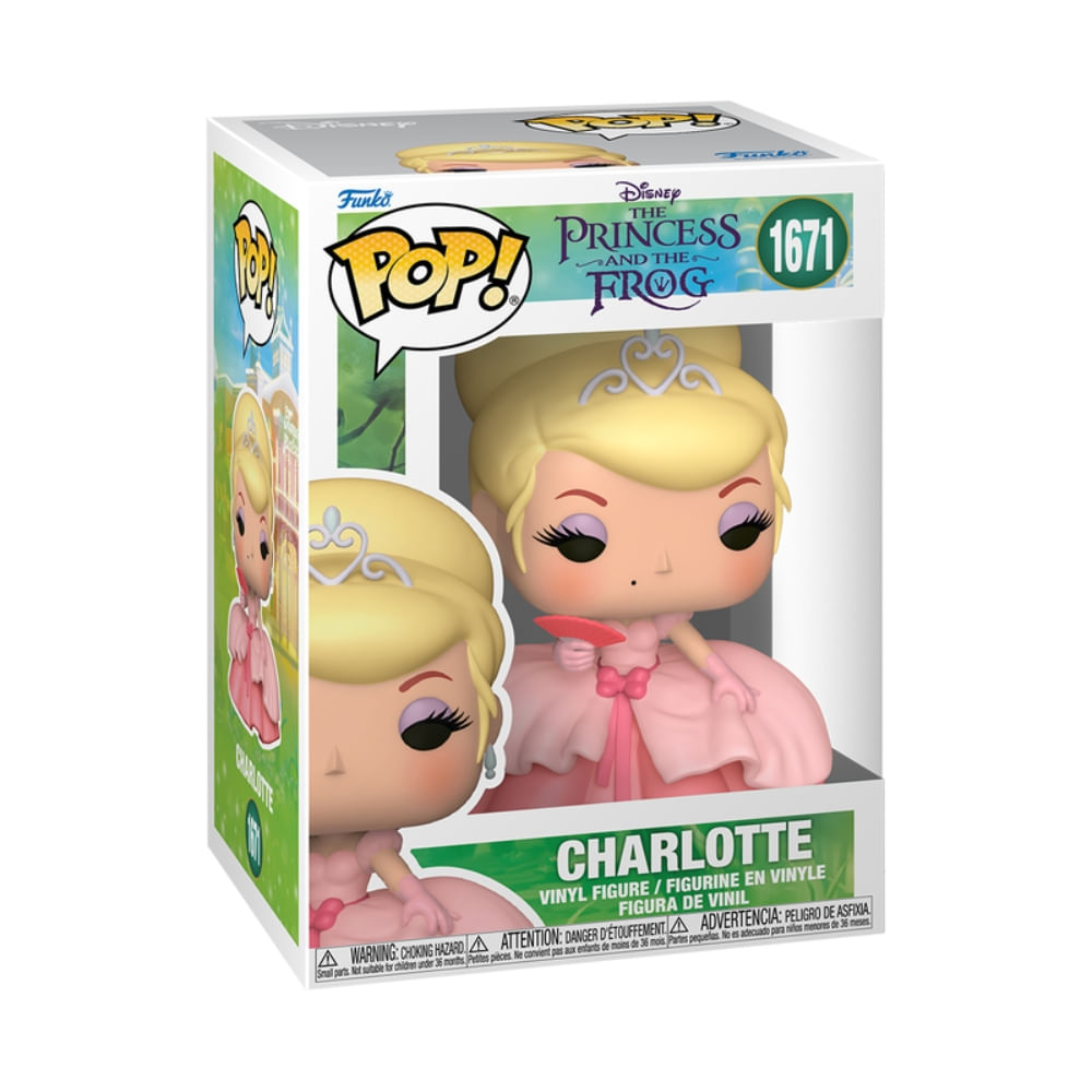 Boneco Funko Pop! Disney A Princesa e o Sapo Charlotte - Imagem 3