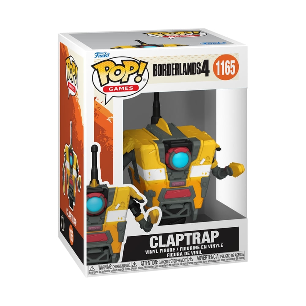 Boneco Funko Pop! Bordelands 4 - Claptrap - Imagem 3