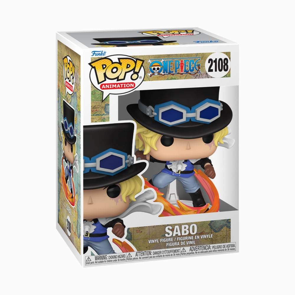 Boneco Funko Pop! One Piece Egghead - Sabo - Imagem 3