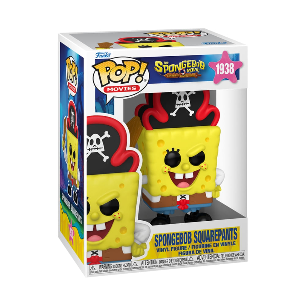 Boneco Funko Pop! Bob Esponja O Filme - Pirata Bob Esponja - Imagem 3