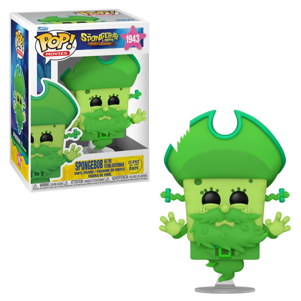 Boneco Funko Pop! Bob Esponja O Filme - Bob Esponja Fantasma