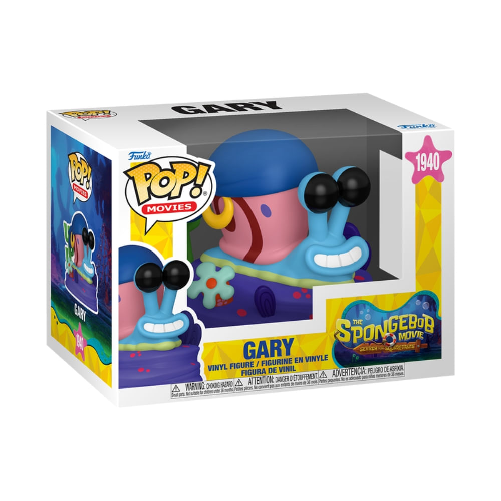 Boneco Funko Pop! Bob Esponja O Filme - Gary - Imagem 2