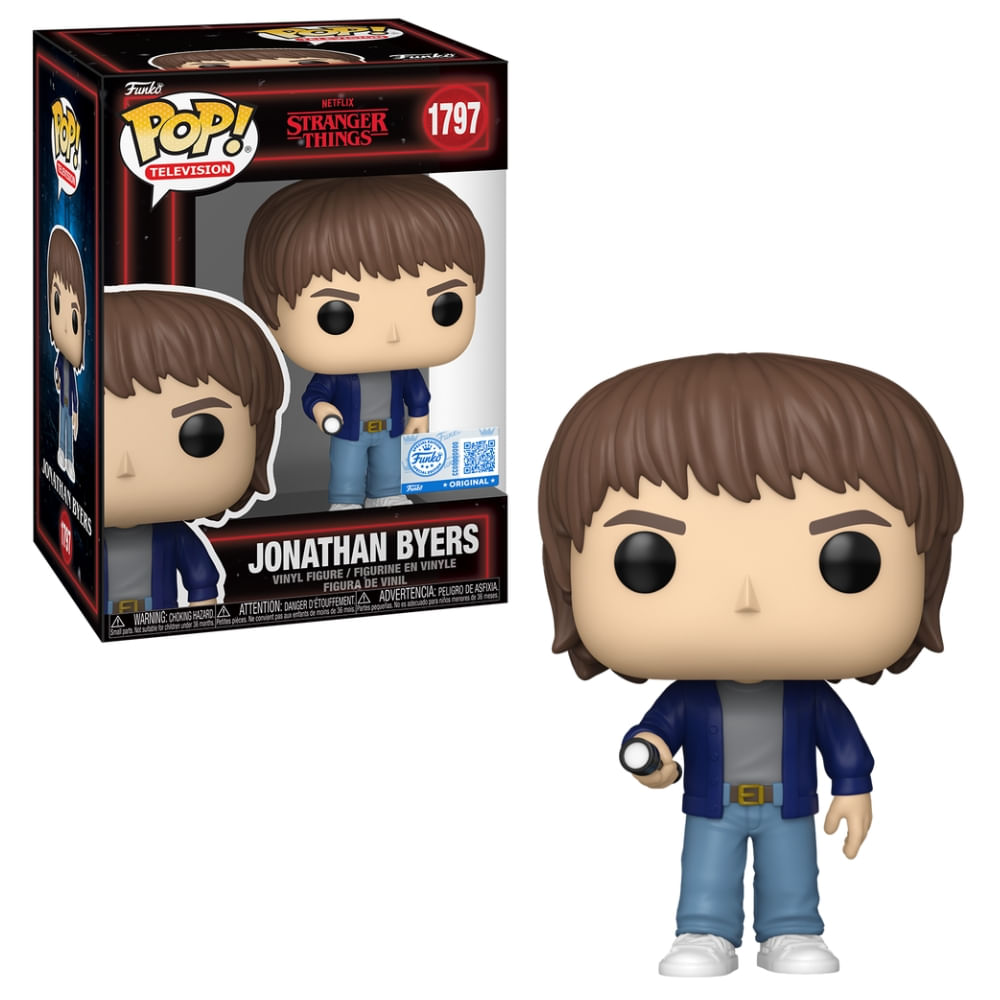 Boneco Funko Pop Exclusivo Stranger Things T5 Jonathan Byers