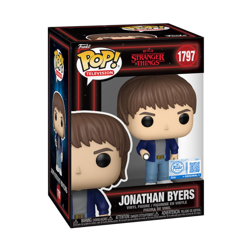 Boneco Funko Pop Exclusivo Stranger Things T5 Jonathan Byers - Imagem 3