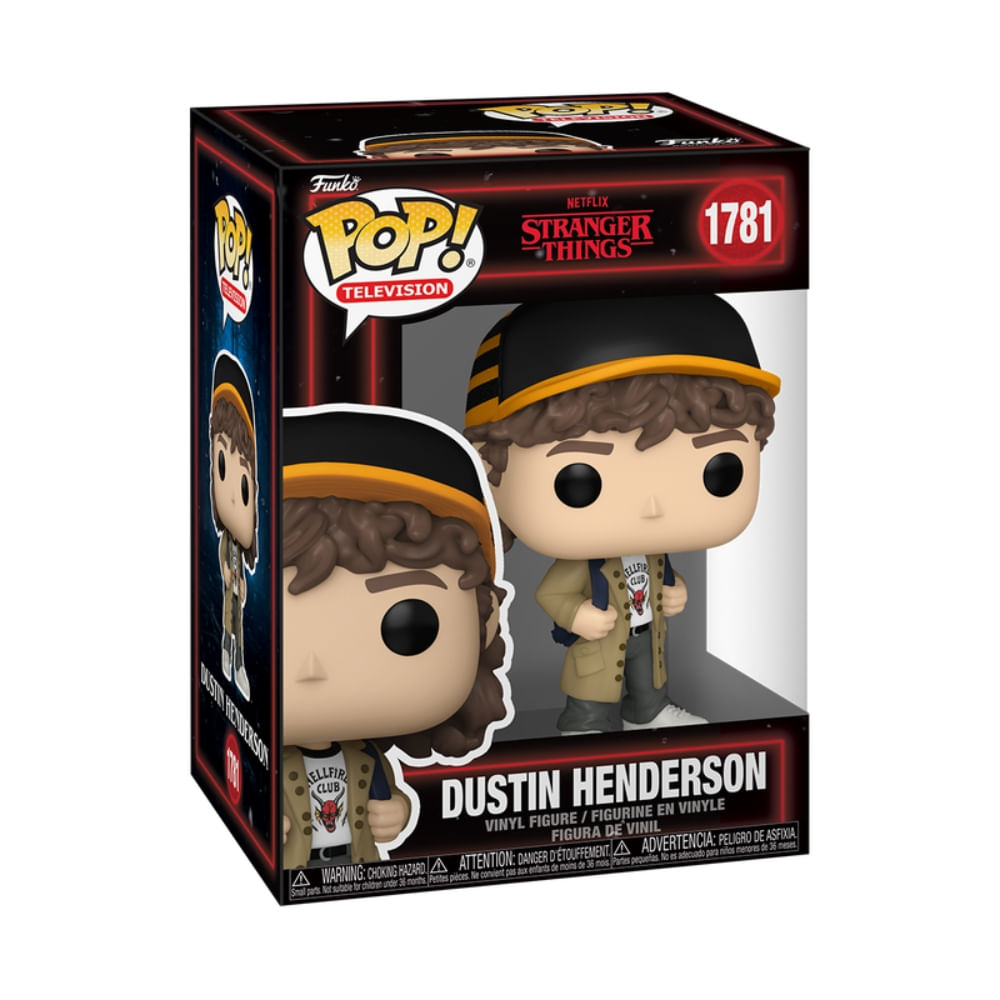 Boneco FunkoPop Netflix Stranger Things T5 Dustin Henderson - Imagem 3
