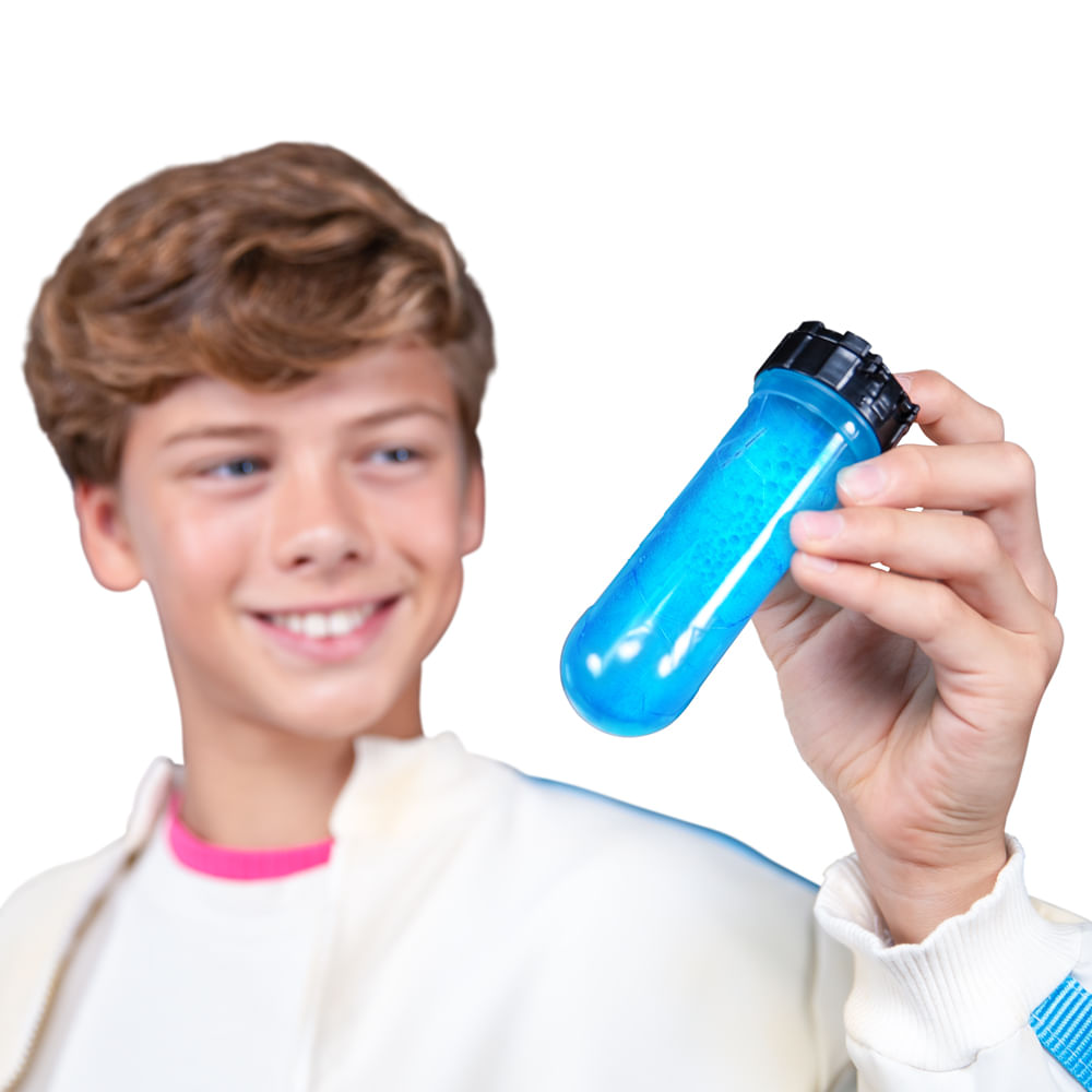 Kit 2 Tubo de Ensaio com 5 Mini Bonecos Swarms MrBeast Lab - Imagem 3