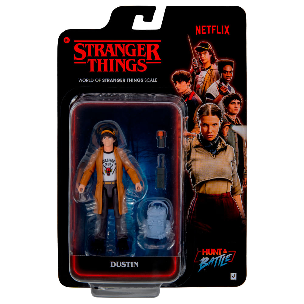 Boneco Action Figure Stranger Things 10cm - Dustin - Imagem 4