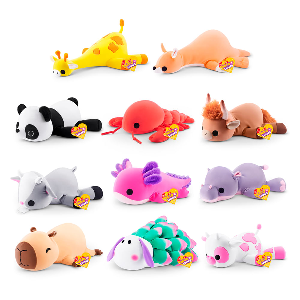 Pelúcia Hug-A-Lumps Média 1,5kg - Vaca Clover - Imagem 7