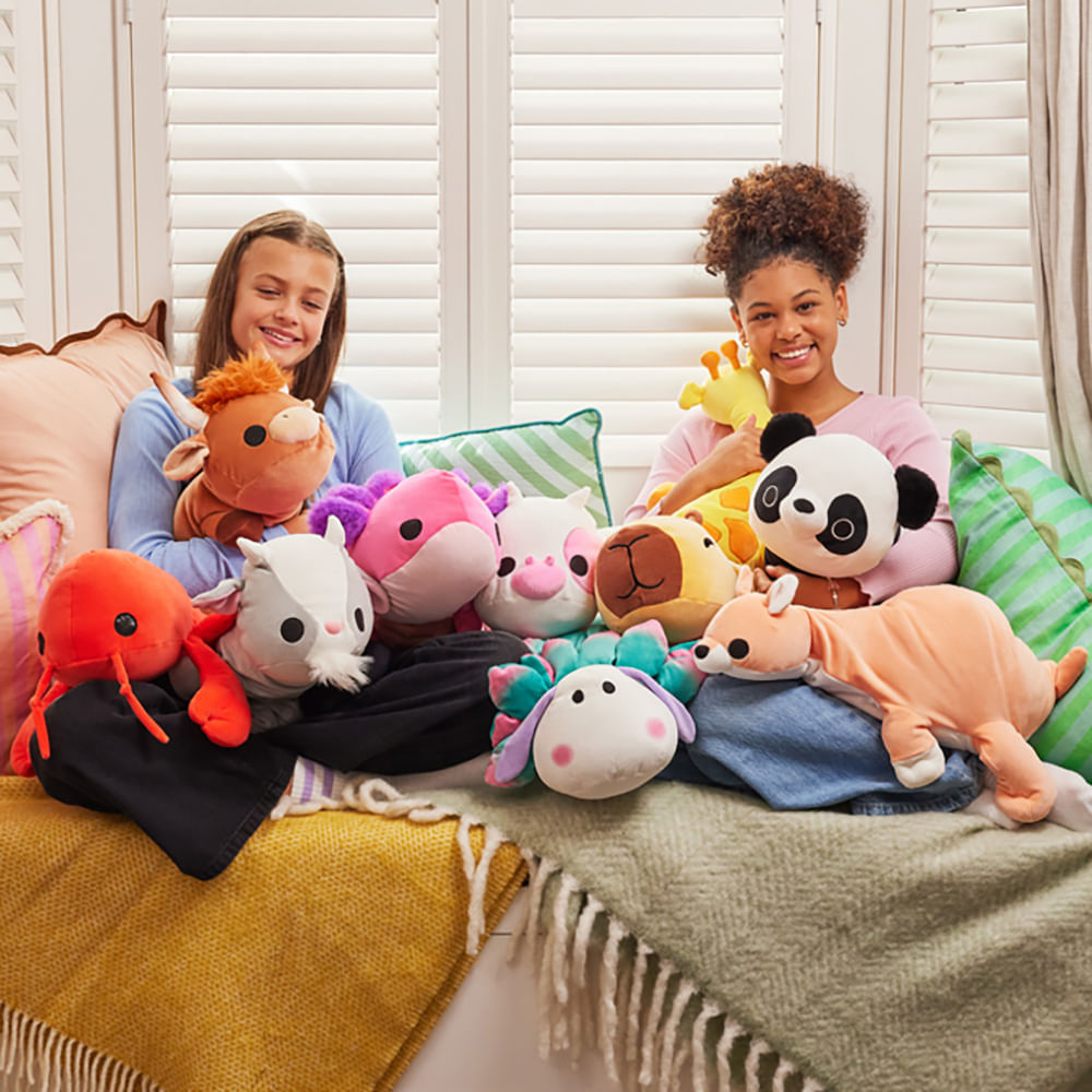 Pelúcia Hug-A-Lumps Média 1,5kg - Vaca Clover - Imagem 9