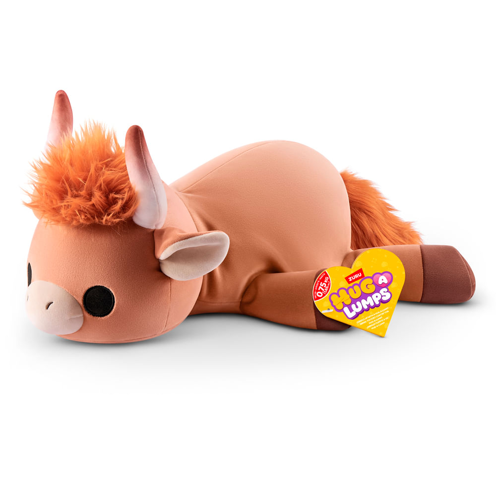 Pelúcia Hug-A-Lumps Pequena 0,75kg - Vaca Marrom Holly - Imagem 3