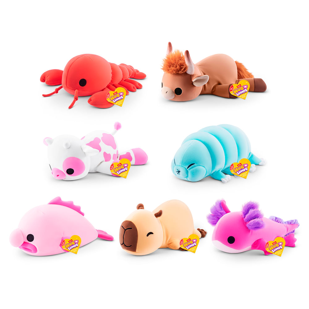 Pelúcia Hug-A-Lumps Pequena 0,75kg - Vaca Marrom Holly - Imagem 4