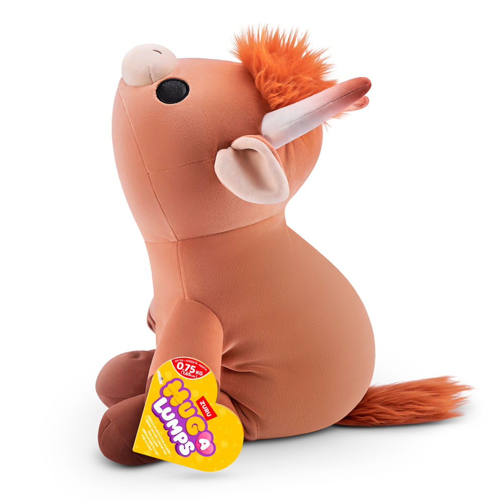 Pelúcia Hug-A-Lumps Pequena 0,75kg - Vaca Marrom Holly - Imagem 5