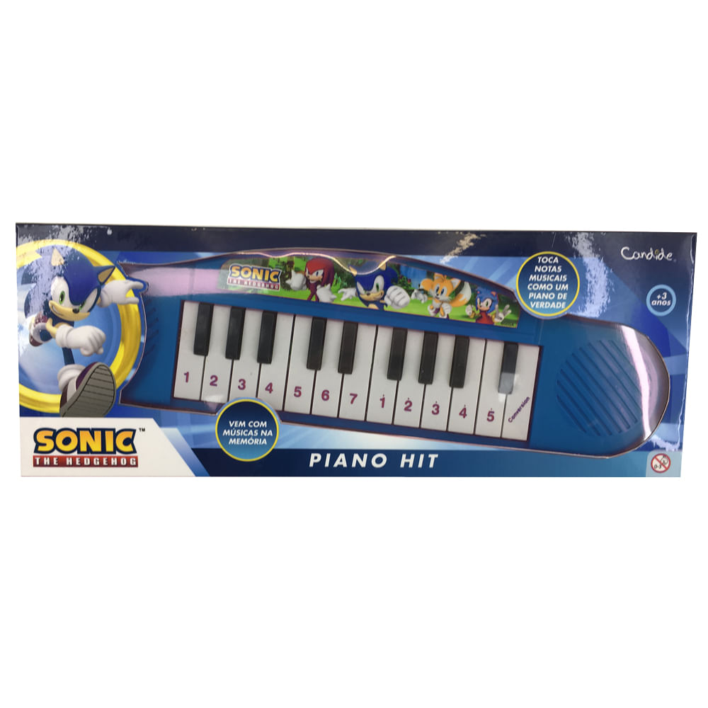 Instrumento Musical Infantil Sonic – Piano Melodia - Imagem 3