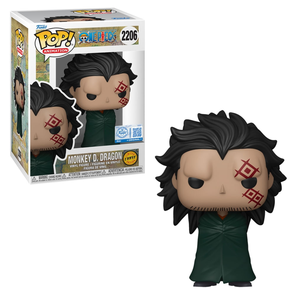 Boneco Funko Pop! Exc One Piece - Monkey D. Dragon - Imagem 5