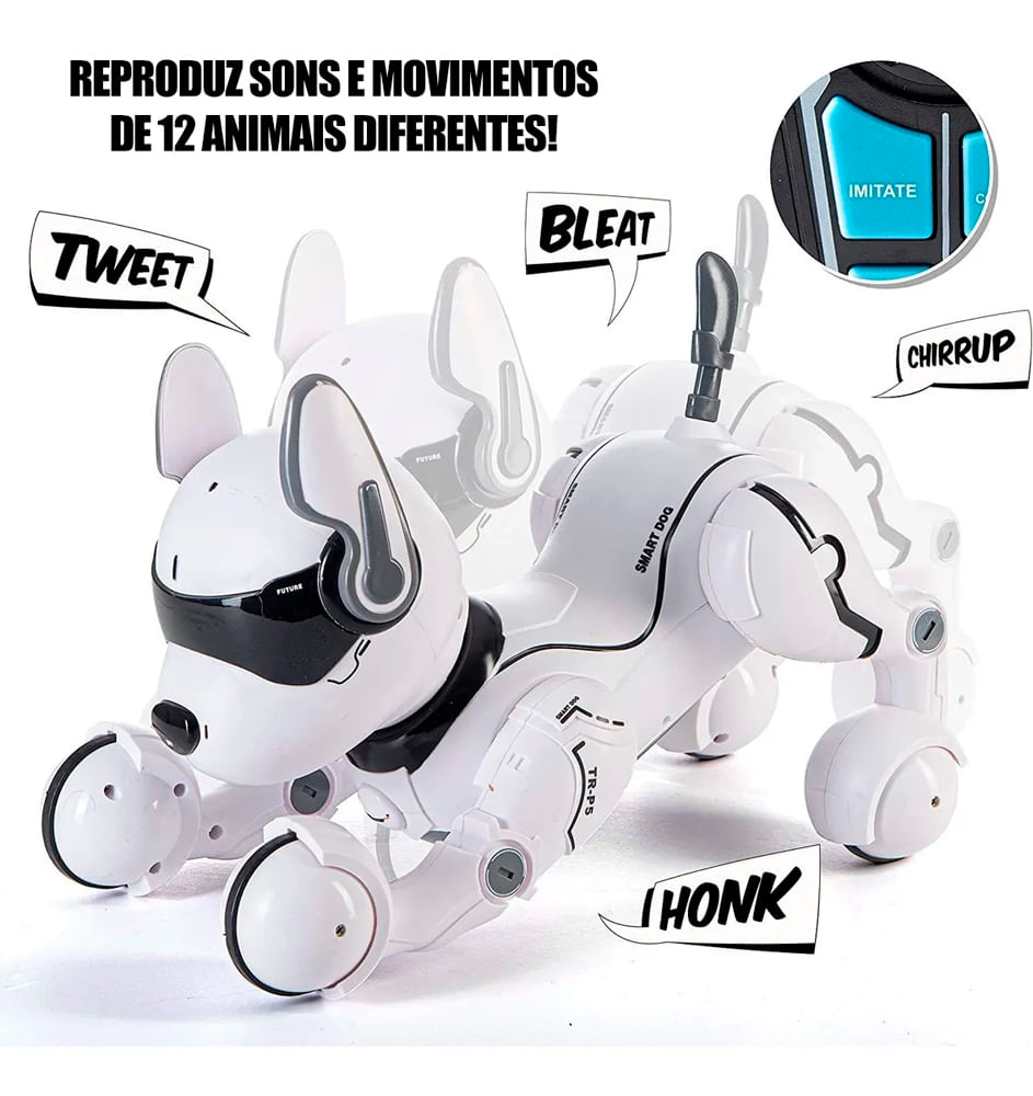 Cão Robô Interativo Smart Pet - Imagem 6