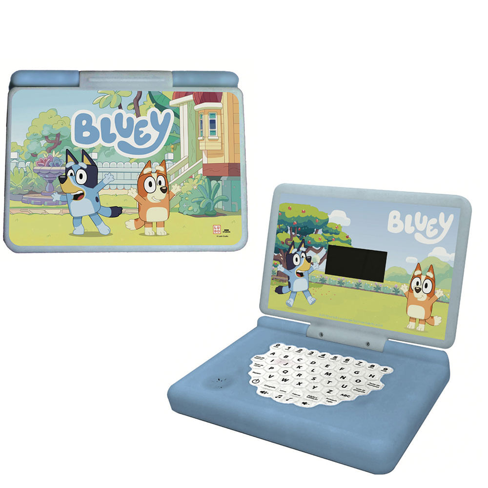 Laptop Minigame Notebook Infantil Bilíngue Bluey - Imagem 2
