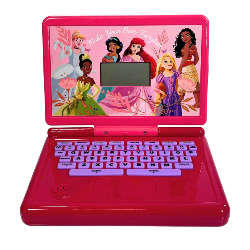 Laptop Minigame Notebook Infantil Bilíngue Disney Princesas - Imagem 4