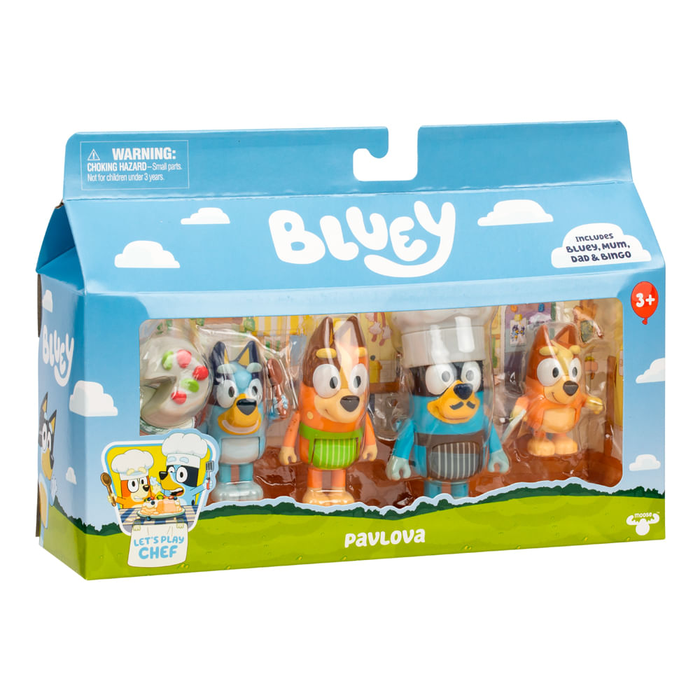 Kit com 4 Bonecos Colecionáveis 6cm Bluey - Pavlova - Imagem 2