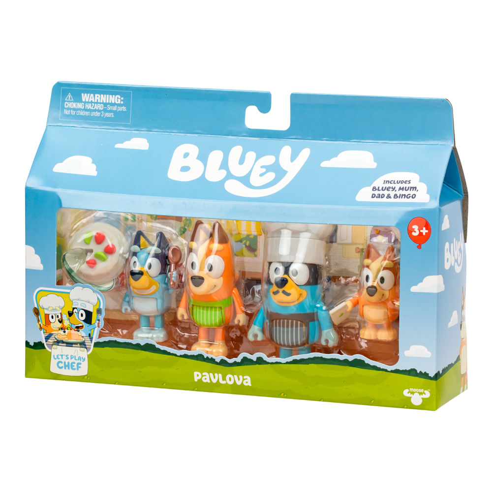 Kit com 4 Bonecos Colecionáveis 6cm Bluey - Pavlova - Imagem 4