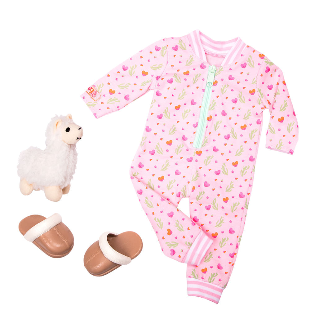 Pijama Rosa com Lhama - Our Generation