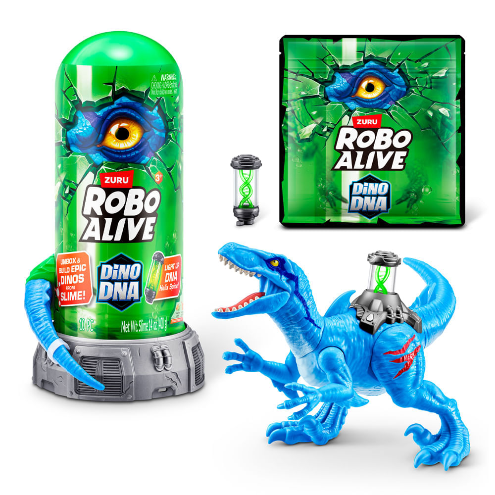 Robo Alive Dino DNA - Azul