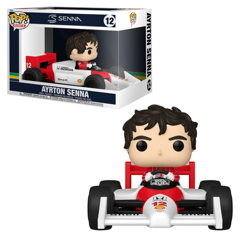 Boneco Funko Pop! Rides Super Deluxe McLaren - Senna