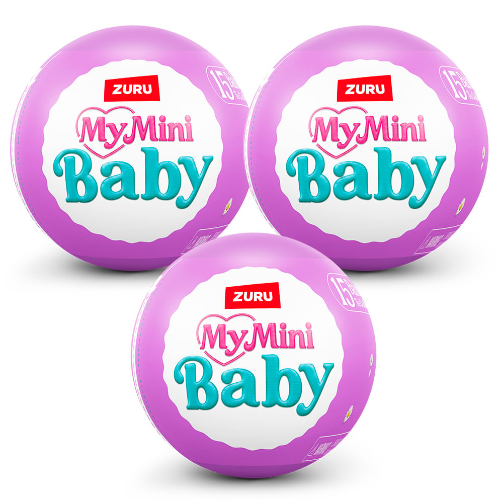 Kit com 3 - 5 Surprise My Mini Baby Série 2