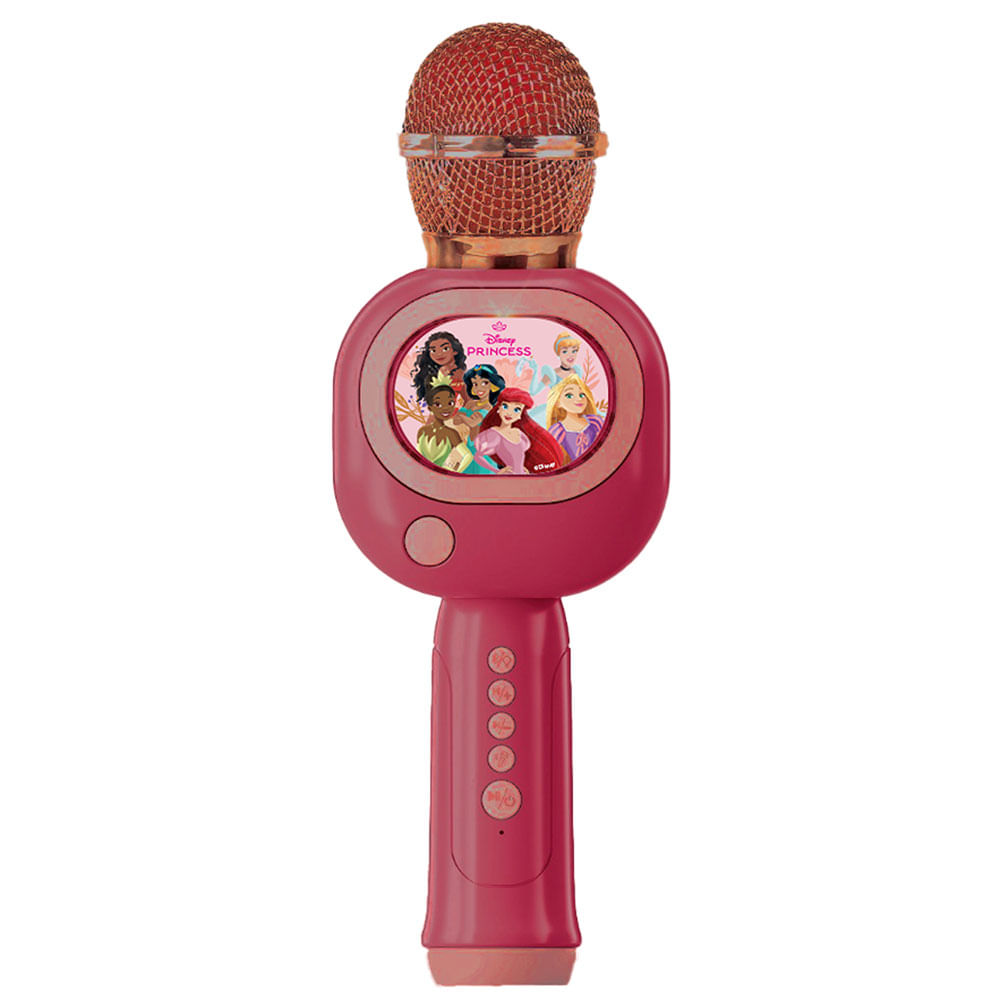 Microfone Musical com Bluetooth Princesa