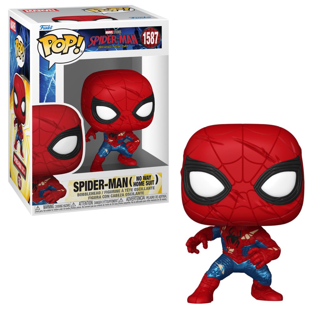 Boneco Funko Pop! Marvel Homem-Aranha: Um Novo Dia - Homem-Aranha (Traje Antigo)