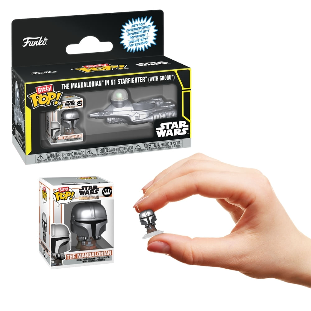 Bitty Pop! Rides Star Wars - Mandaloriano e N1 Starfighter