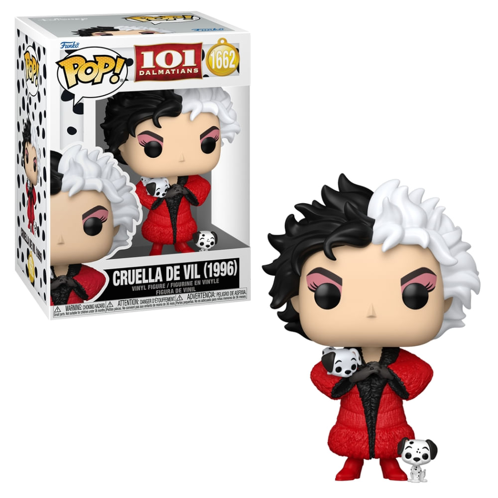Boneco Funko Pop! Disney 101 Dálmatas -Cruella de Vil (1996)