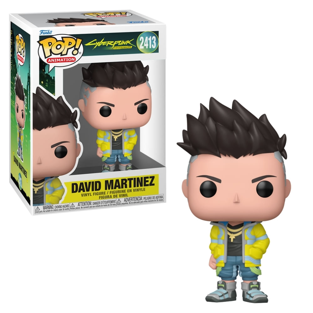 Boneco Funko Pop! Cyberpunk: Mercenarios - David Martinez
