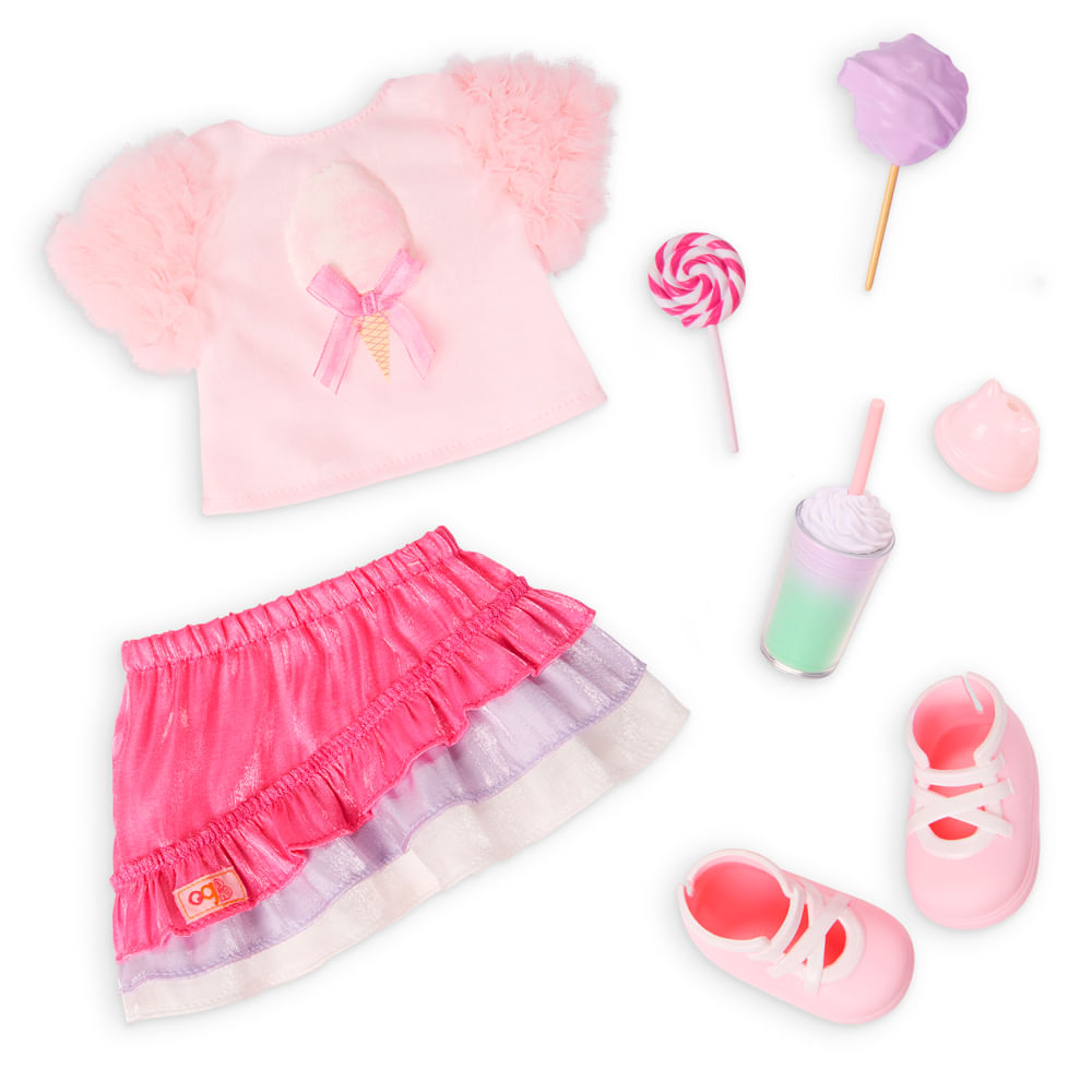 Conjunto de Roupa com Doces Our Generation
