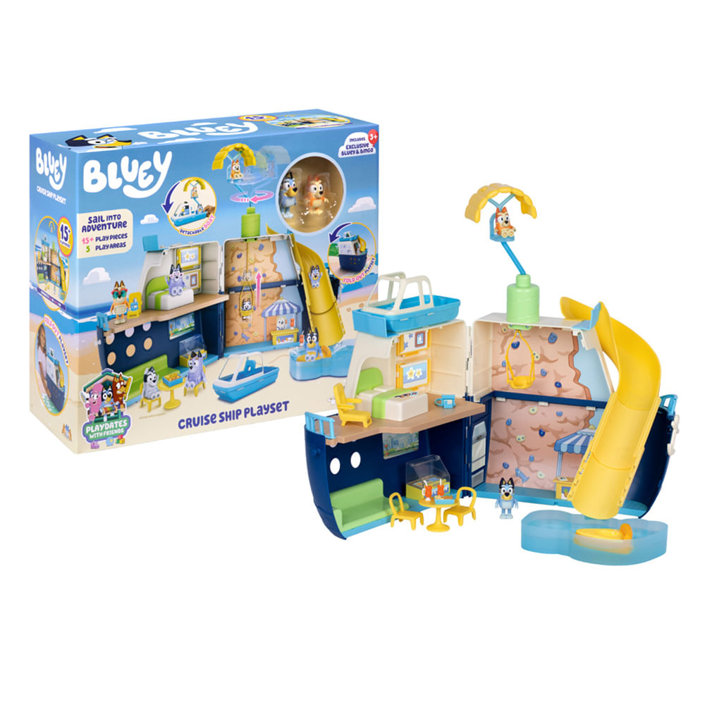 Playset Bluey Navio de Cruzeiro