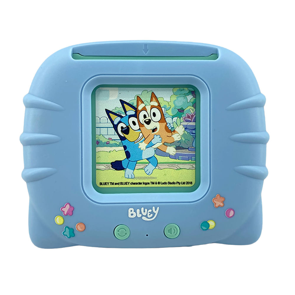Leitor de Cartão Infantil Educativo Bluey