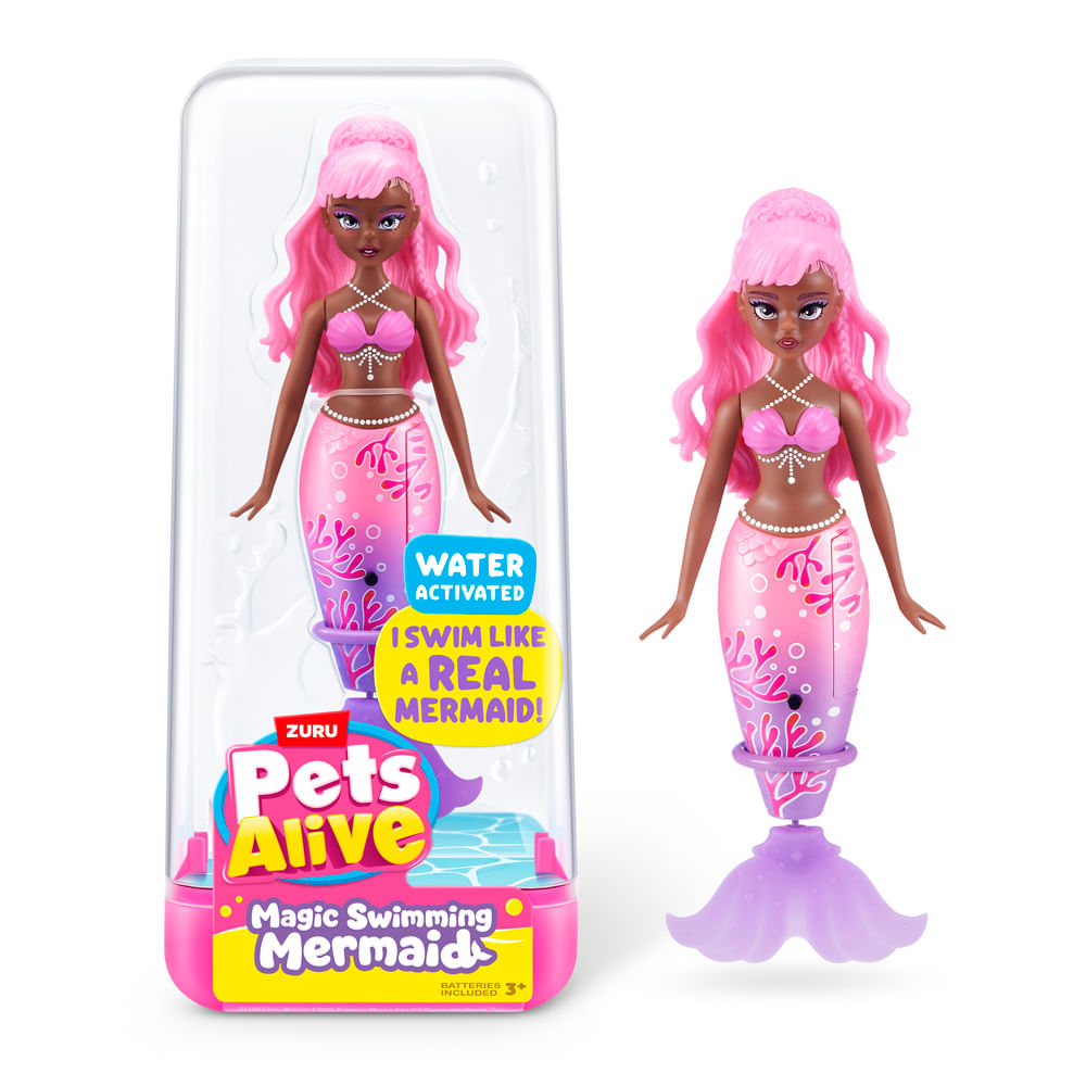 Pets Alive Sereia Mágica Nadadora - Lilás