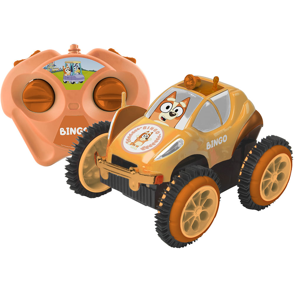 Carrinho De Controle Remoto Bluey - Giro Maluco Bingo