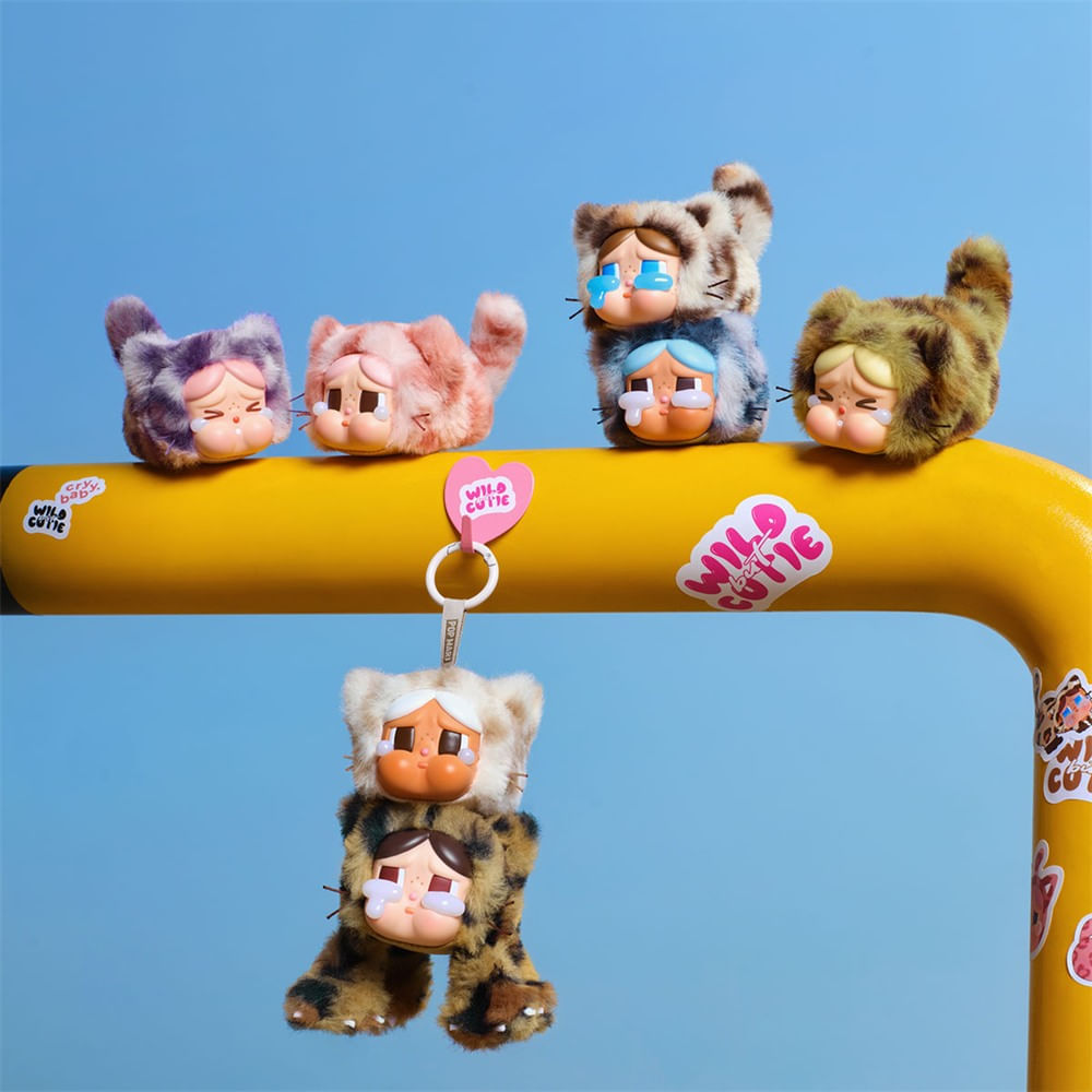 Chaveiro Colecionável Surpresa Pop Mart CRYBABY Wild but Cutie
