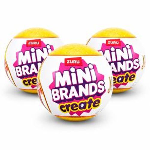 Kit com 3 Mini Brands Create Mini Masterpieces